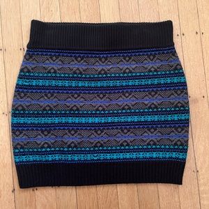 Mossimo Supply Co Fair Isle Sweater Skirt